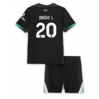 Camiseta Liverpool Diogo Jota #20 Segunda Equipación Replica 2024-25 para niños mangas cortas (+ Pantalones cortos)